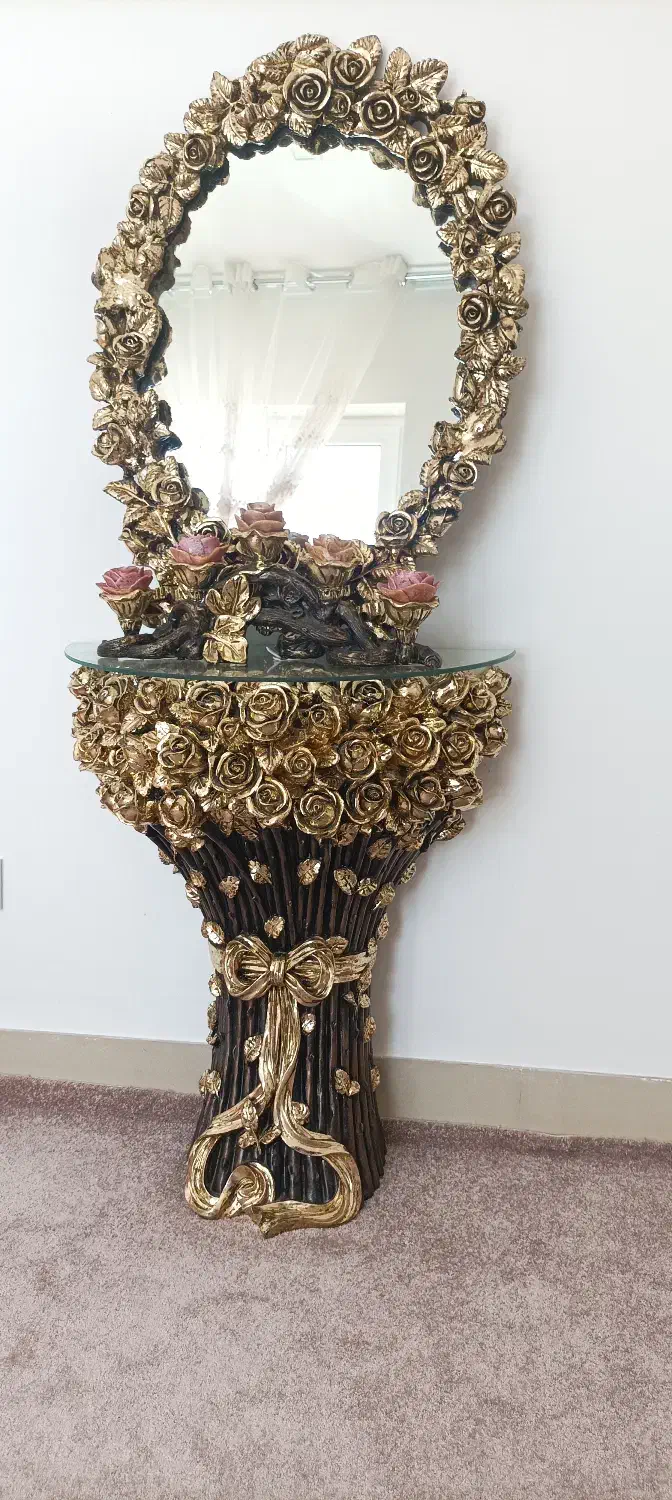 آینه شمعدان|مبلمان خانگی و میز عسلی|قائن, |دیوار