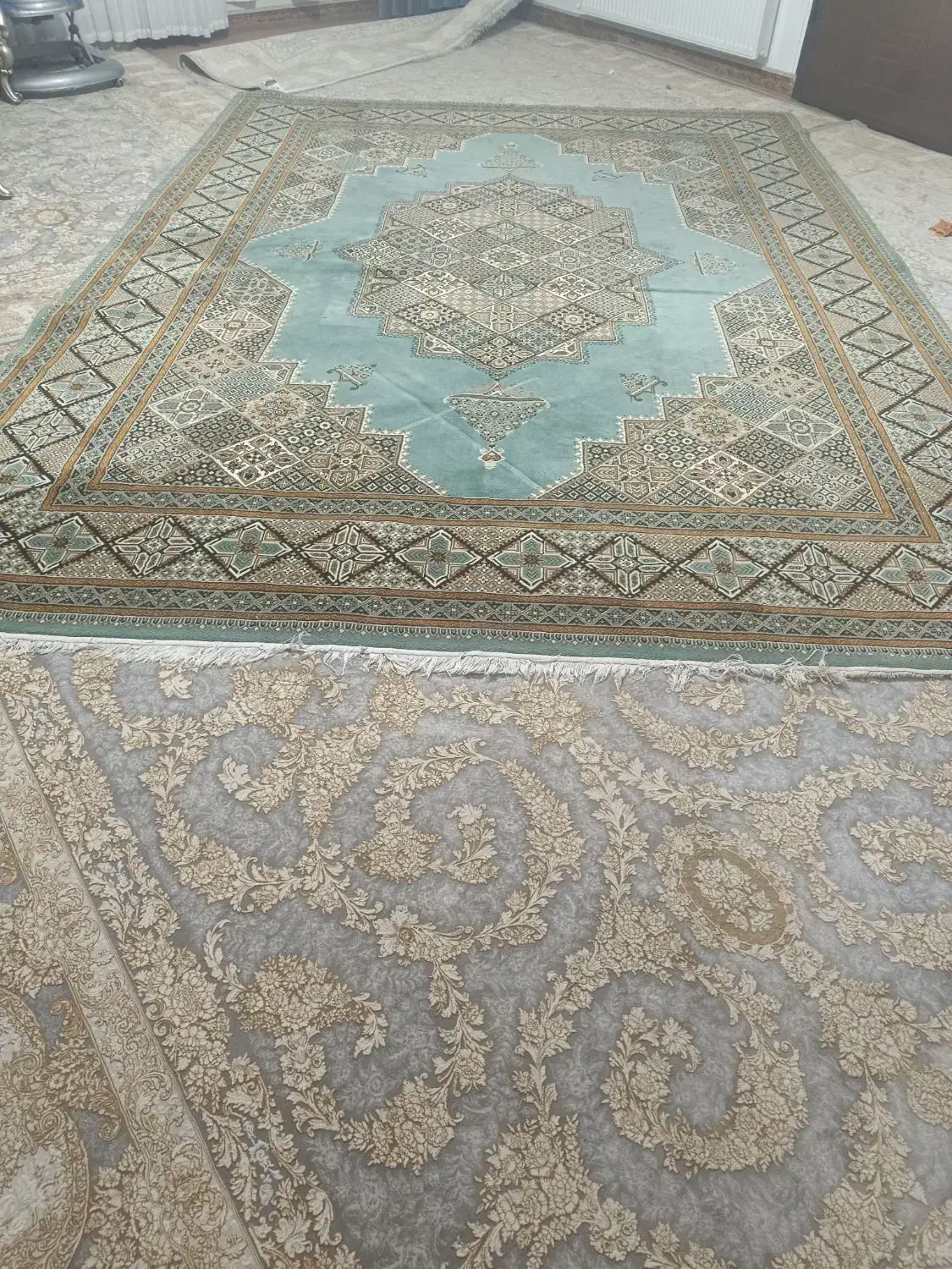 فرش ۱۲ متری|فرش|قیدار, |دیوار