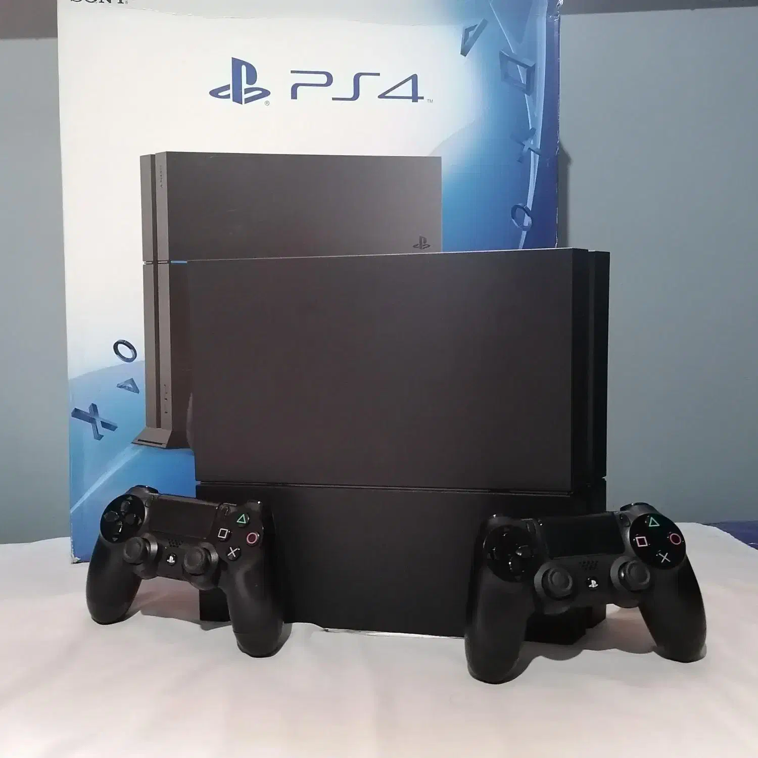 ps4 دو دسته ورژن اروپا دیسک خور|کنسول، بازی ویدئویی و آنلاین|برازجان, |دیوار