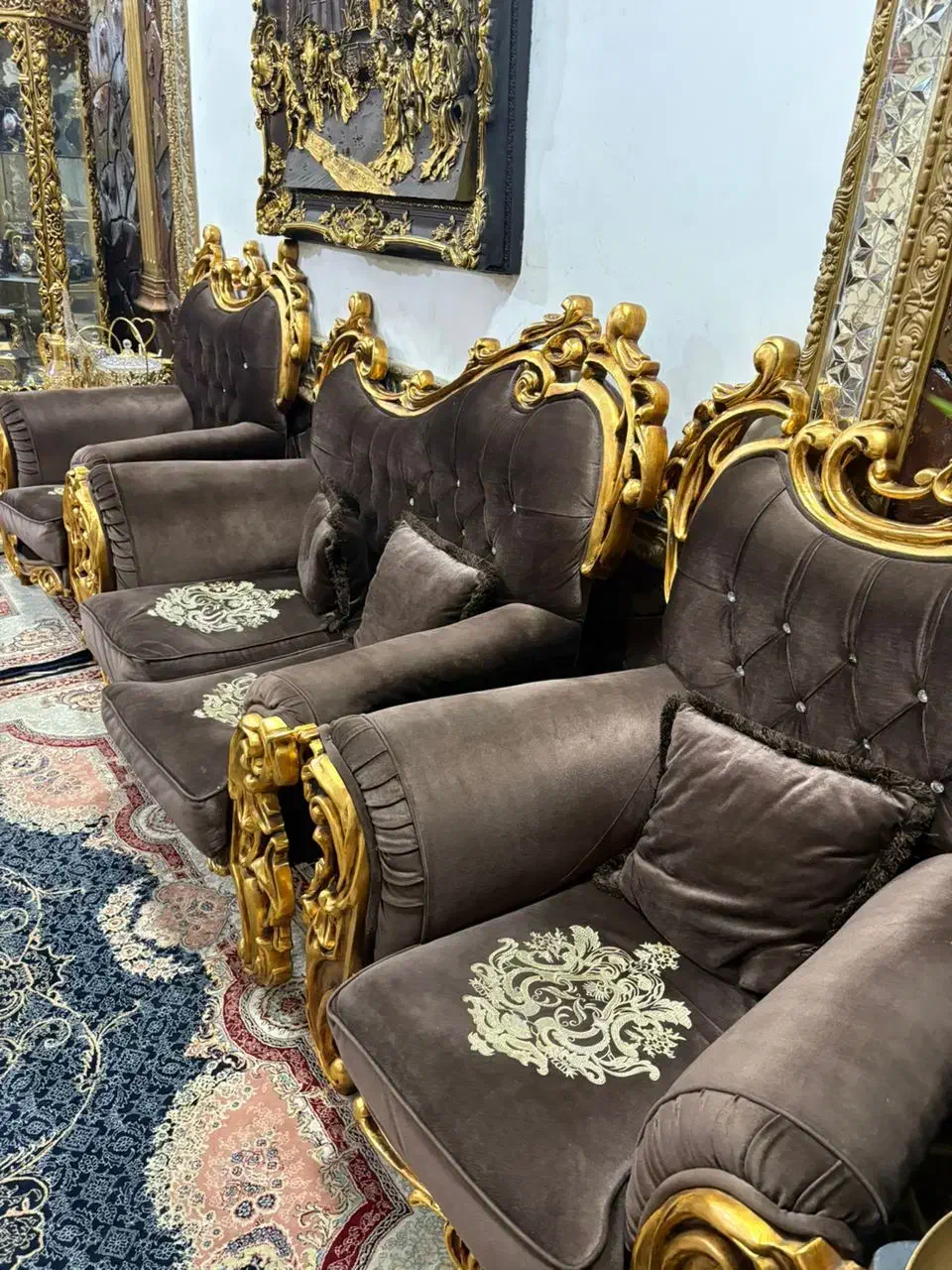 یک دست مبل ۸ نفره|مبلمان خانگی و میز عسلی|بندر ماهشهر, |دیوار