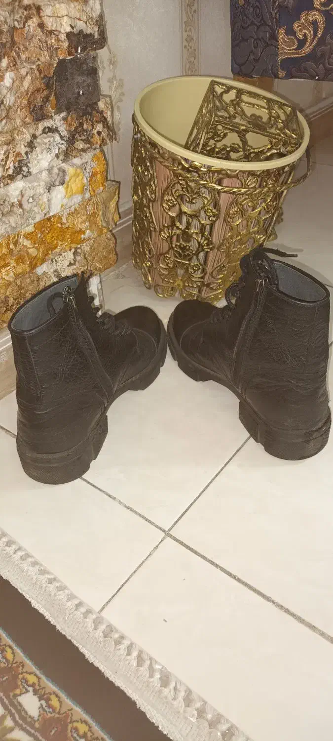 پوتین چرم اصل|کیف، کفش، کمربند|چهاردانگه (تهران), |دیوار