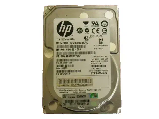 هارد 1 ترا hp sata 2.5 7200|قطعات و لوازم جانبی رایانه|تهران, شهرک آپادانا|دیوار