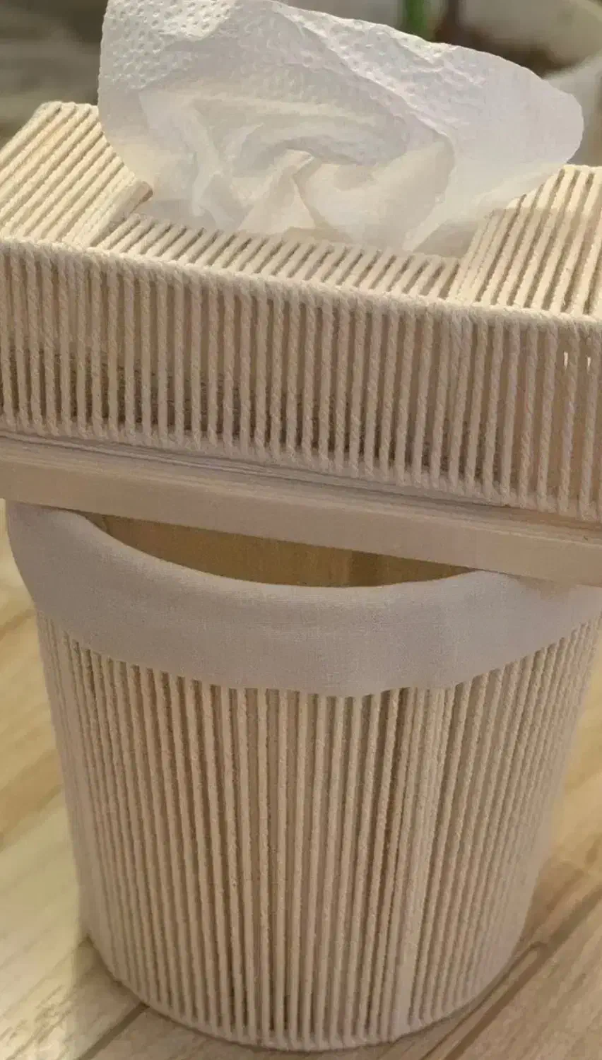 لاندری جا دستمالی سبد زباله. رافیا و  کنف|صنایع دستی و سایر لوازم تزئینی|کرج, گلشهر|دیوار