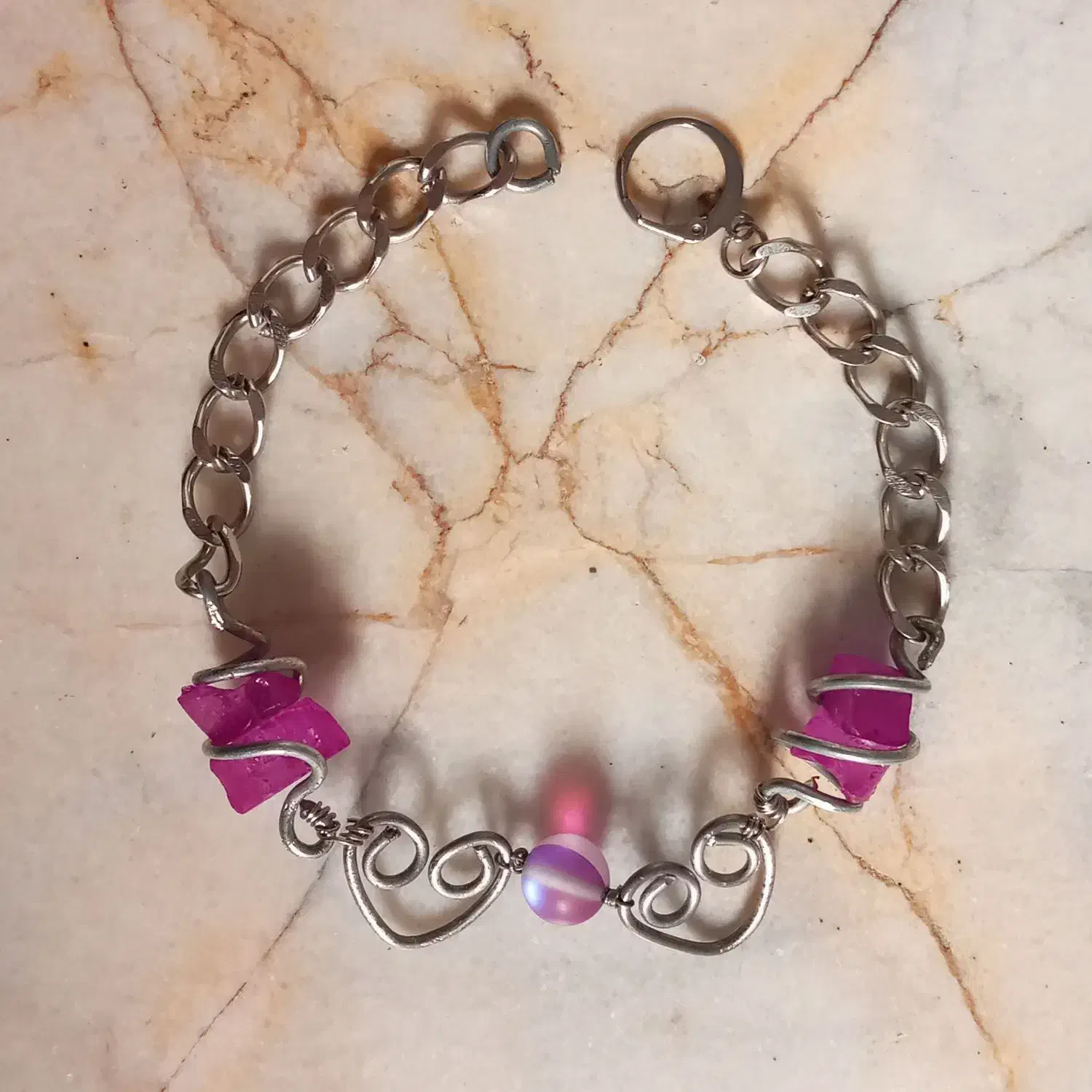 دستبند قلب و کریستال|بدلیجات|اصفهان, جلالیه|دیوار