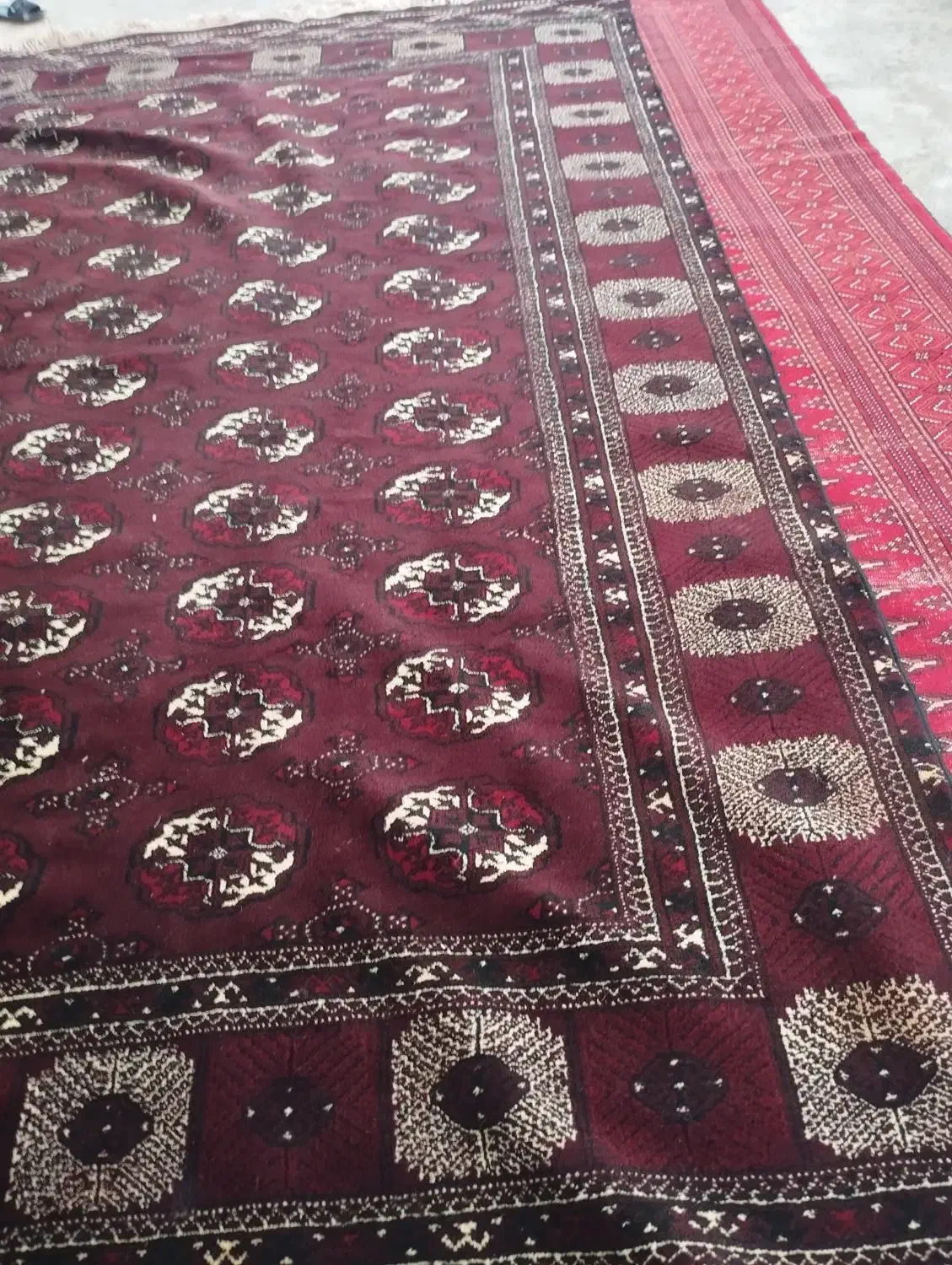 فرش ترکمن|فرش|آق قلا, |دیوار