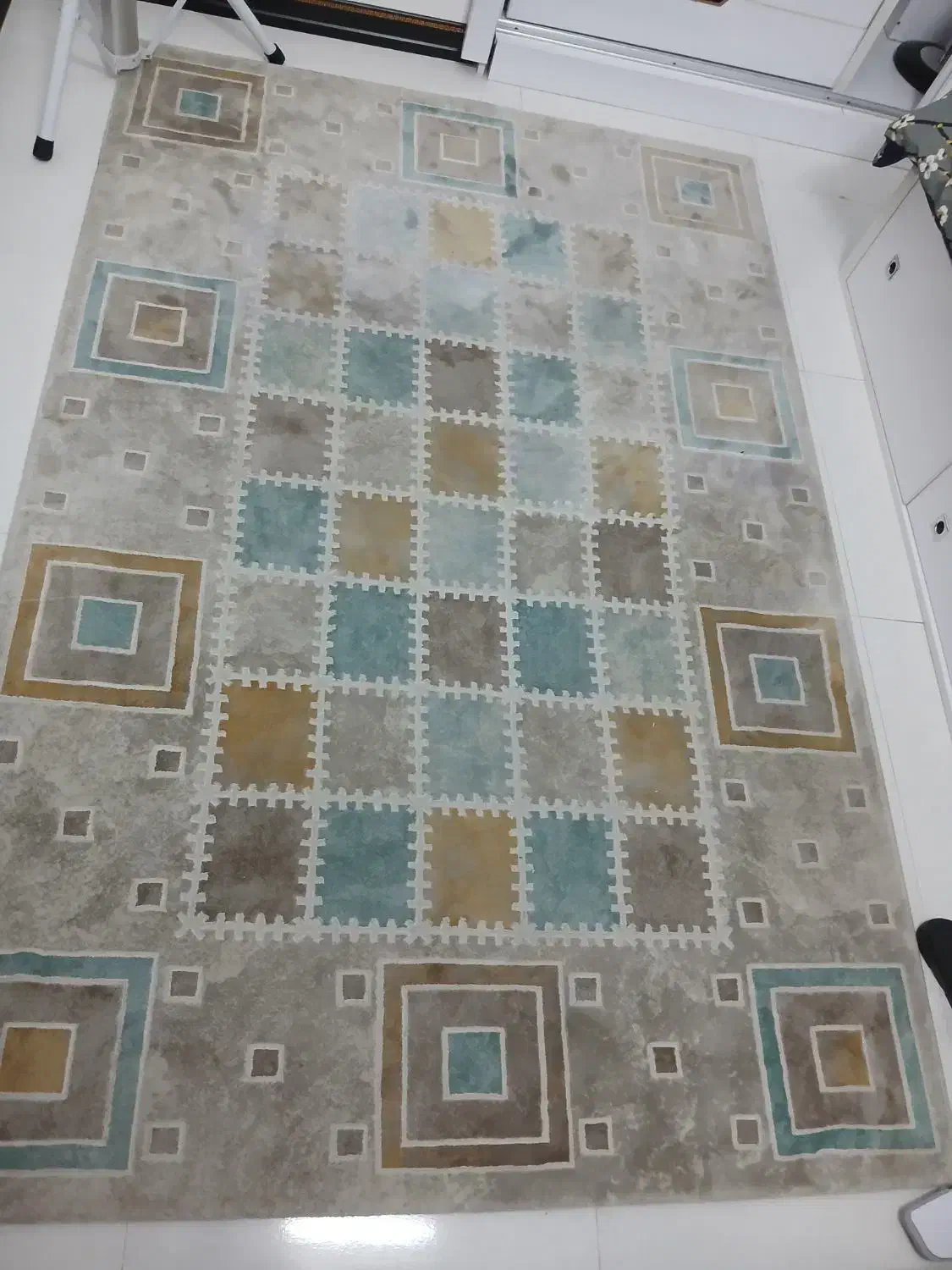 دو عدد فرش ۴متری مارک ساوین طرح جدید|فرش|قم, شهرک سازمان آب|دیوار