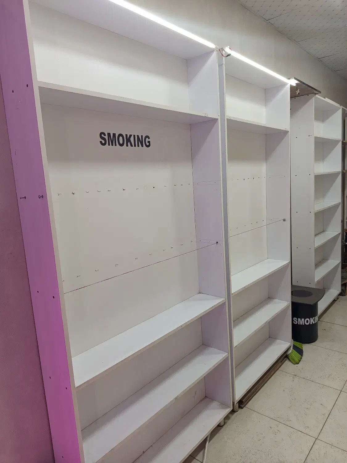 قفسه ام دی اف|کتابخانه، شلف، قفسههای دیواری|نورآباد, |دیوار