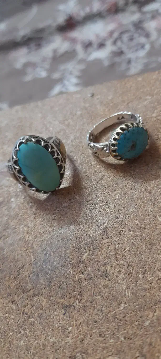 انگشتر فیروزه|کلکسیون اشیاء عتیقه|اصفهان, خوراسگان|دیوار