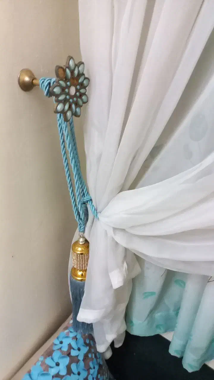 پرده حریر طرحدار|پرده، رانر، رومیزی|مشهد, مصلی (کارمندان اول)|دیوار