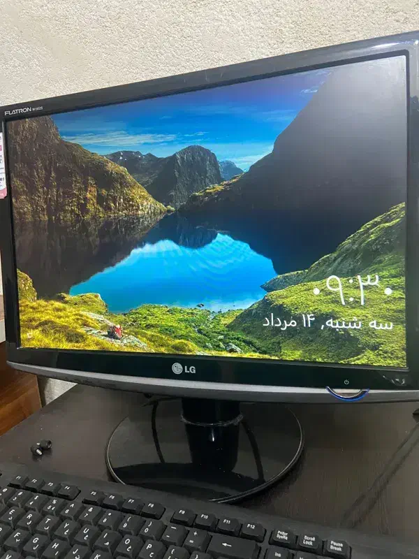 مانیتور ال سی دی ۱۹اینچ واید ال جی|رایانه رومیزی|کبودرآهنگ, |دیوار