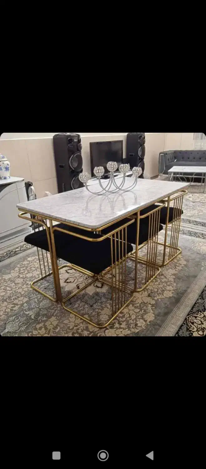 صندلی نهار خوری فلزی بادوام خاص به قیمت تولیدی|مبلمان خانگی و میز عسلی|خوی, |دیوار