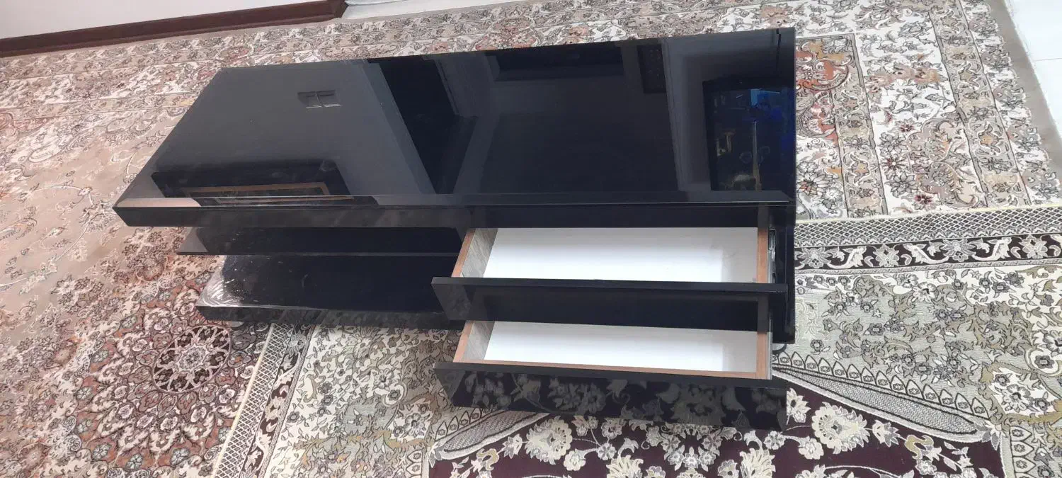 میز تلویزیون چوبی.|میز تلویزیون|قم, عمار یاسر|دیوار