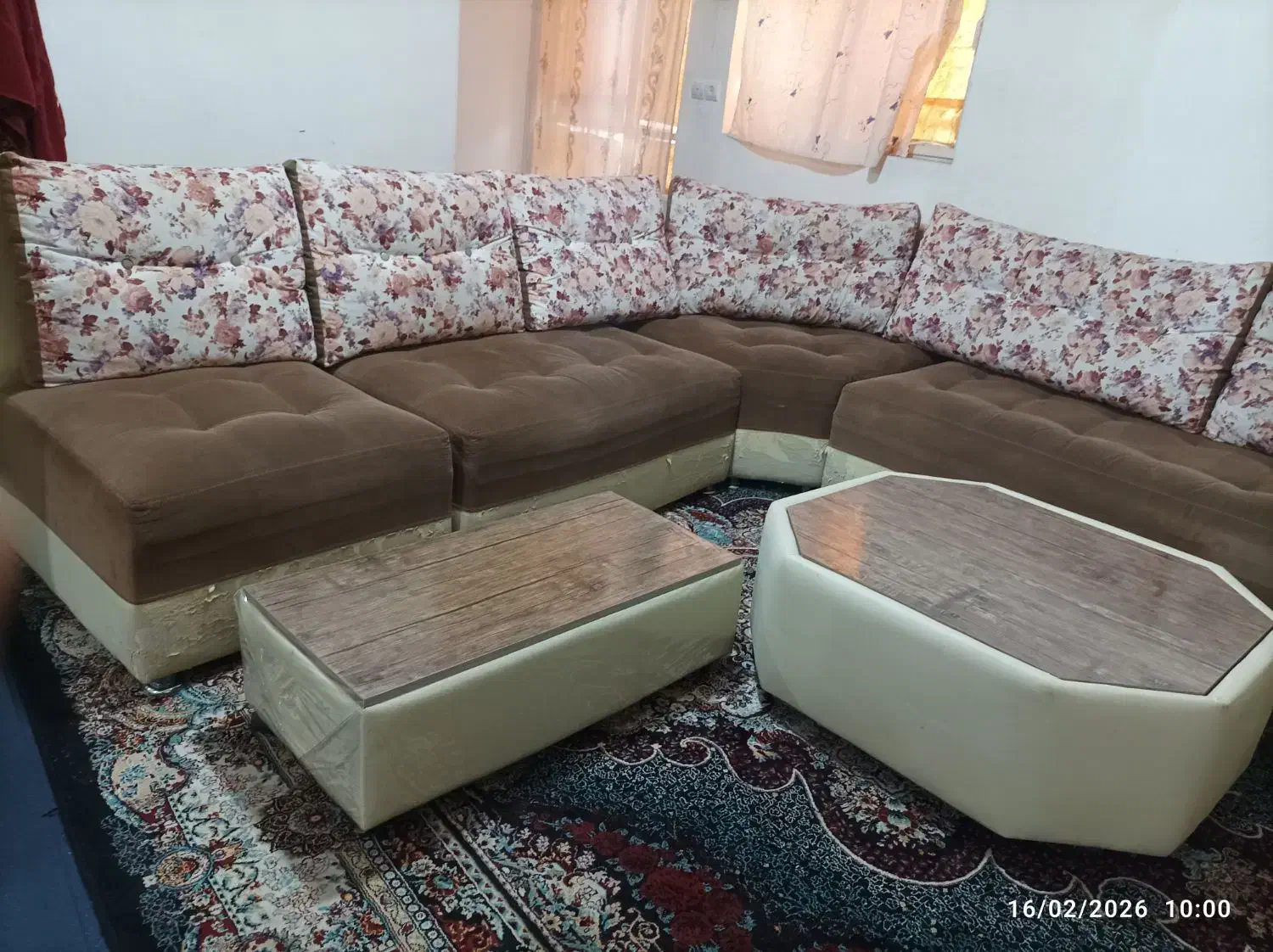 مبل8نفره|مبلمان خانگی و میز عسلی|مشهد, رباط طرق|دیوار