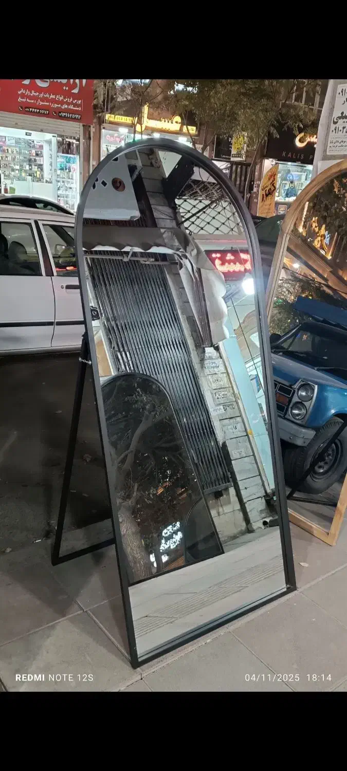 آینه قدی پنجره ای و گنبدی|آینه|هشتگرد, شهرک ولیعصر (مصلی)|دیوار