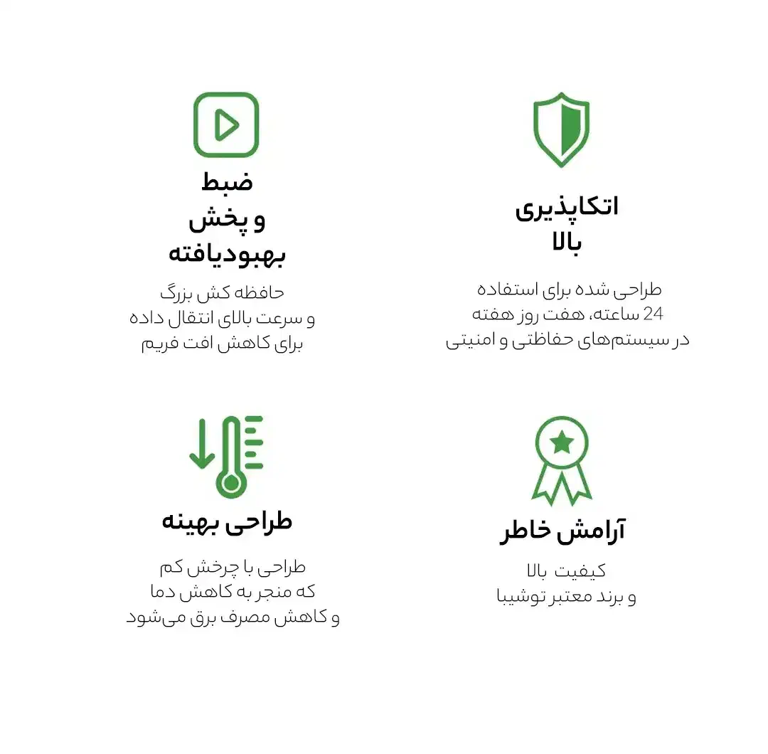 هارد اینترنال توشیبا s300 surveillance ظرفیت 2 ترا|قطعات و لوازم جانبی رایانه|اردکان, |دیوار