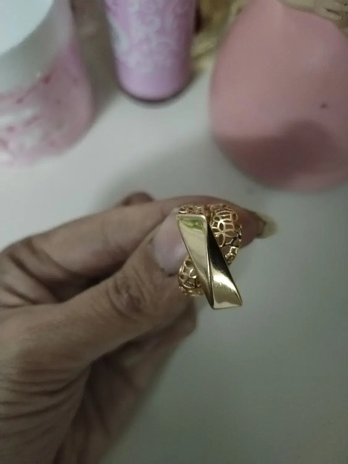 انگشتر ژوپینگ رنگ ثابت|جواهرات|مشهد, آزادشهر|دیوار