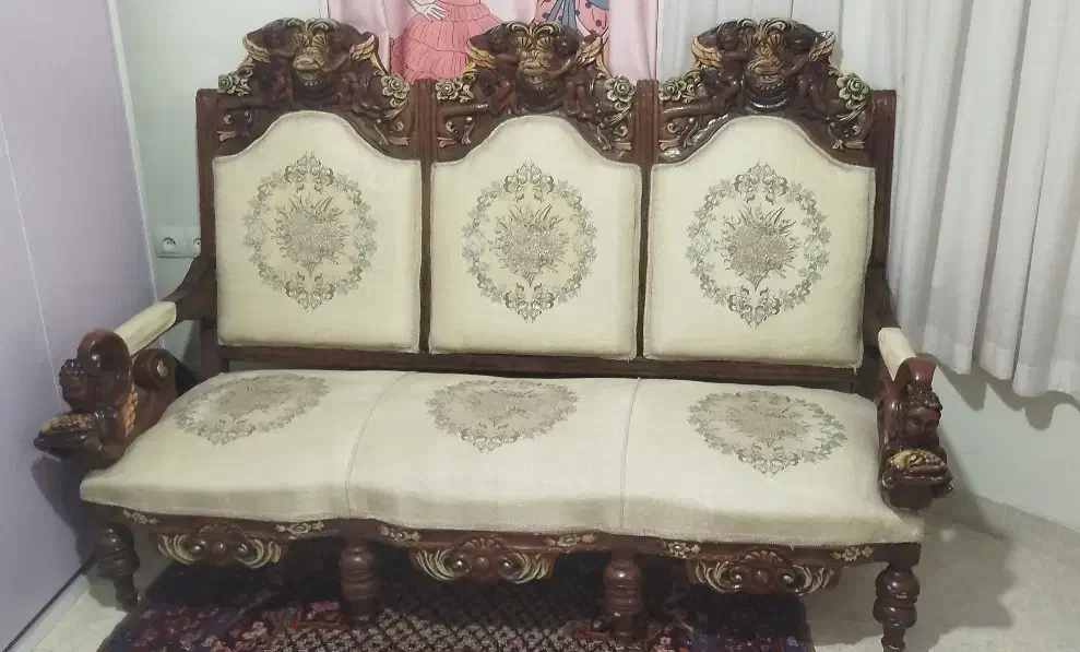 مبل سلطنتی چوب گردو|مبلمان خانگی و میز عسلی|شهریار, شهرک شاهد|دیوار