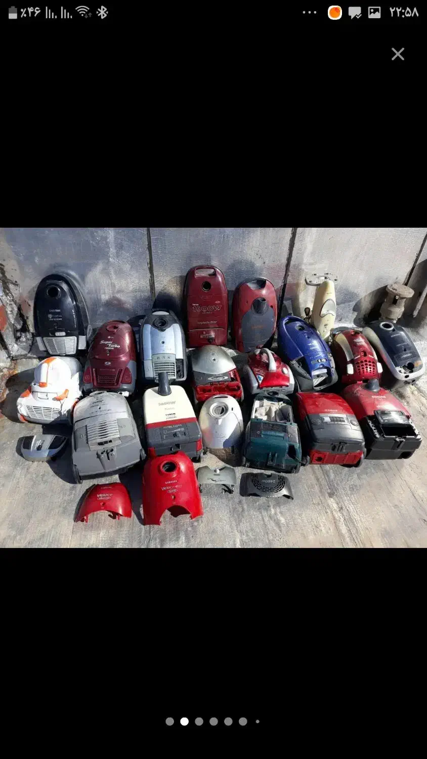 تعدادی بدنه جارو برقی موتور سوخته لخت|جاروبرقی، جارو شارژی، بخارشو|دورود, |دیوار