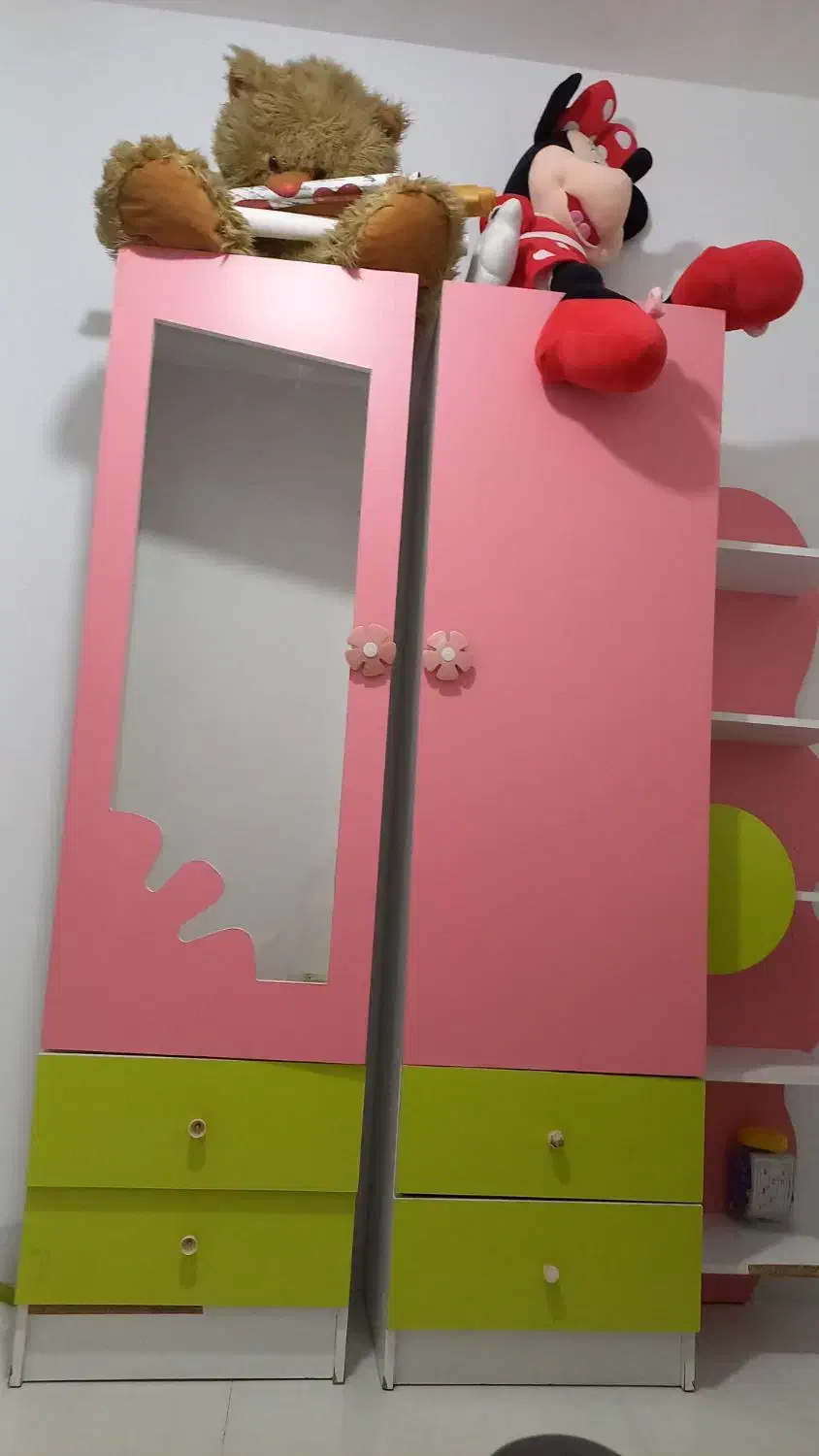 کمد کودک زیبا|تخت و سرویس خواب|اراک, |دیوار