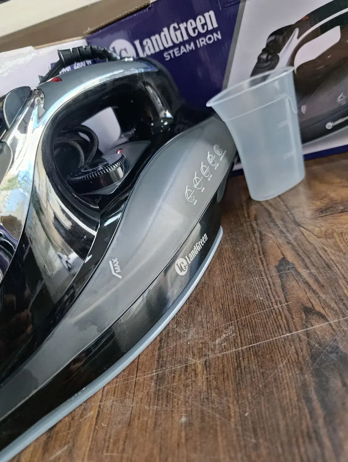 اتو بخار لندگرین حرفه ای با ضمانت، سرخ کن خردکن|اتو و لوازم اتو|قم, چهل درخت‎|دیوار