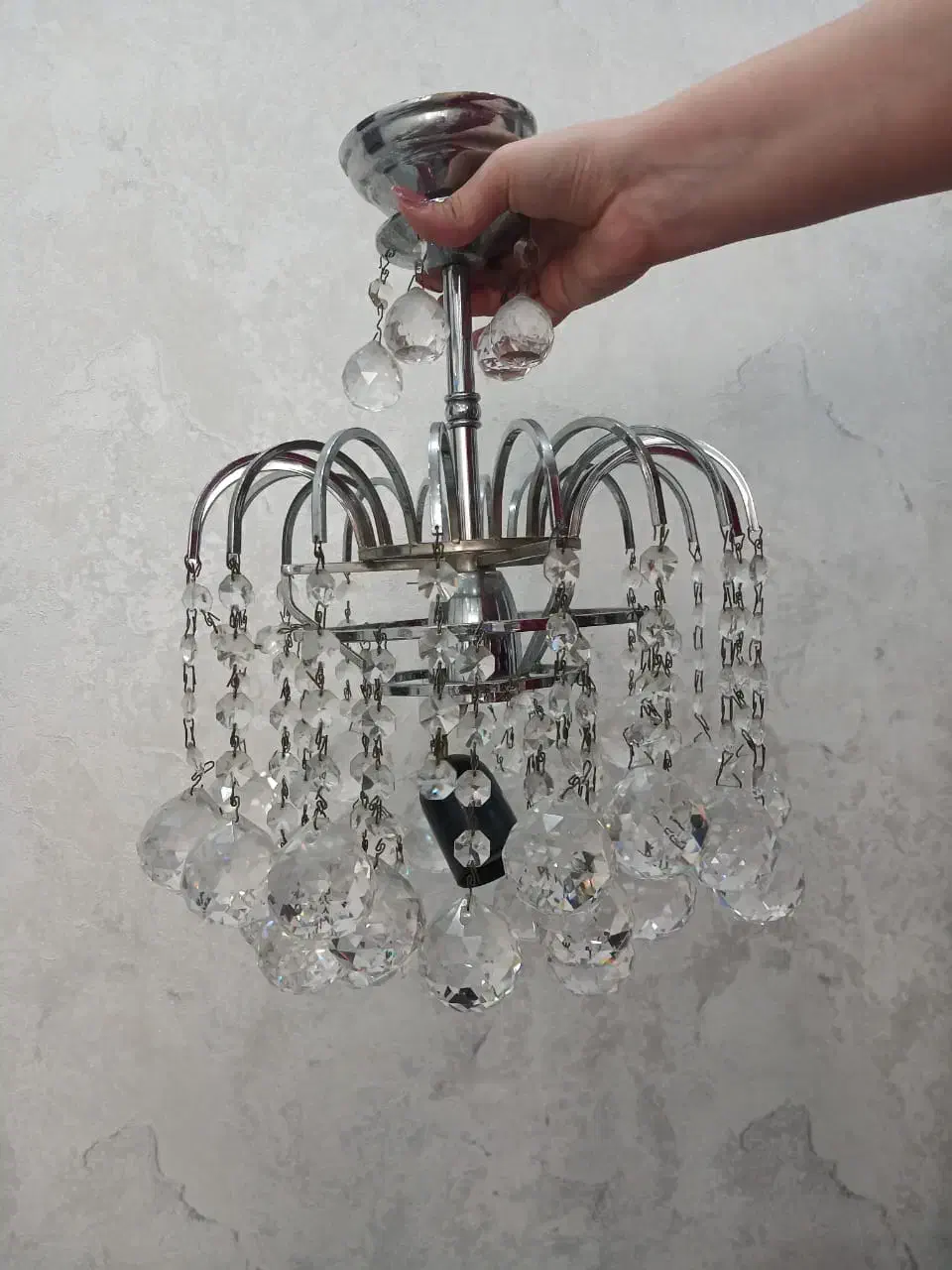 لوستر کریستالی|لوستر و چراغ آویز|تهران, استاد معین|دیوار