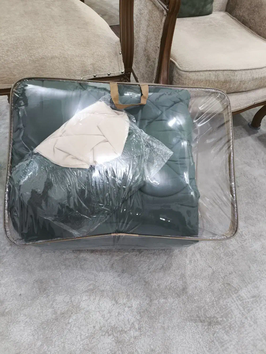 روتختی نو نو نو بدون استفاده داخل کاور|رختخواب، بالش، پتو|مشکیندشت, |دیوار