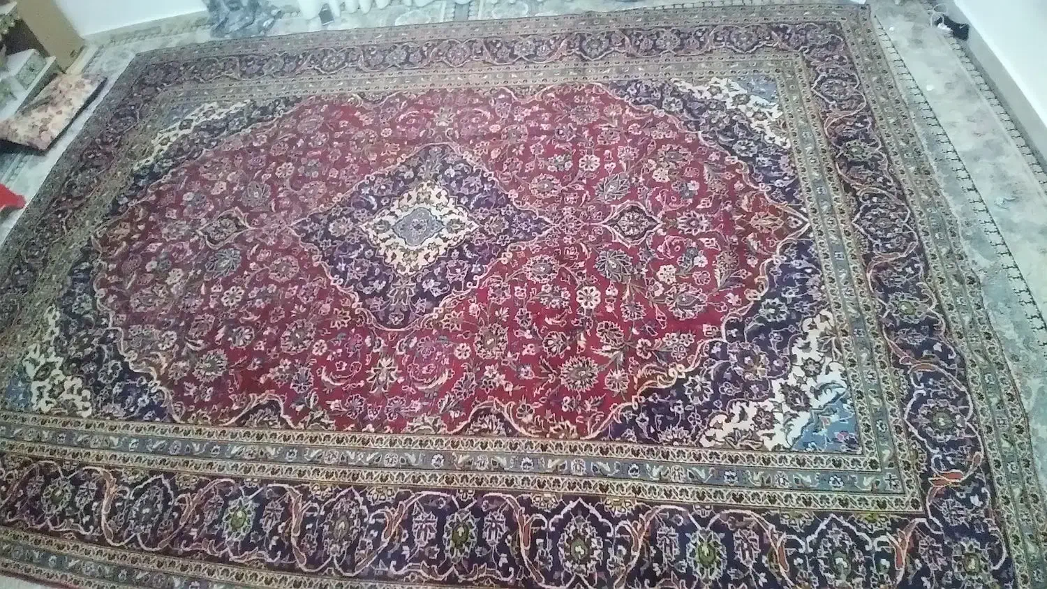 فرش ۱۲متری دستبافت|فرش|چهارباغ, |دیوار