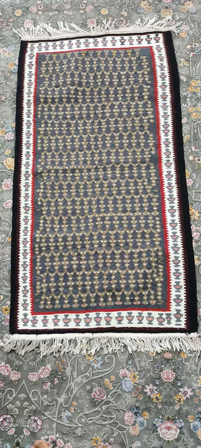 گلیم دستباف|گلیم، جاجیم، گبه|کرمانشاه, |دیوار