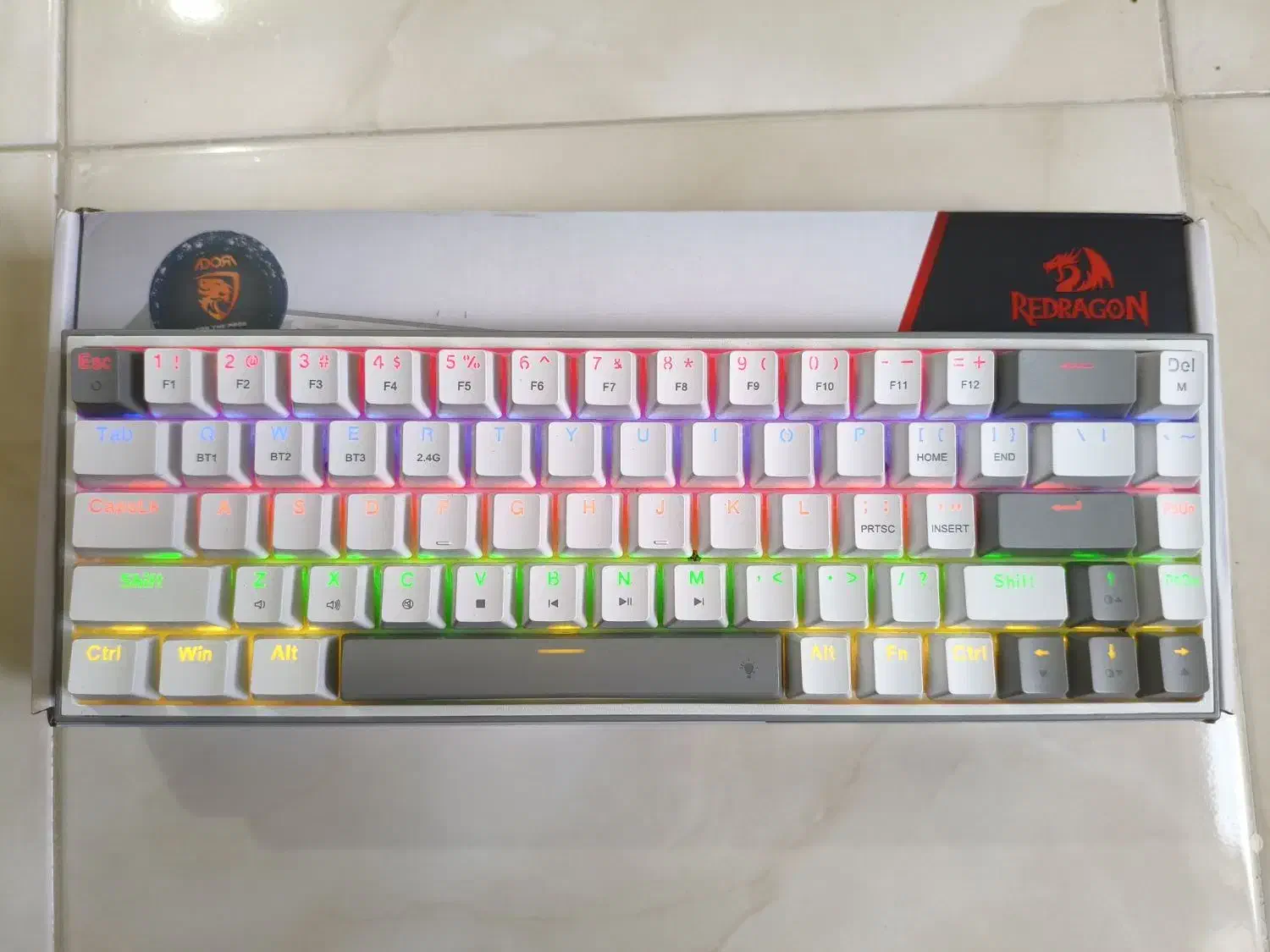 کیبورد ردراگون lena pro (۶۰درصد)|قطعات و لوازم جانبی رایانه|گرگان, |دیوار