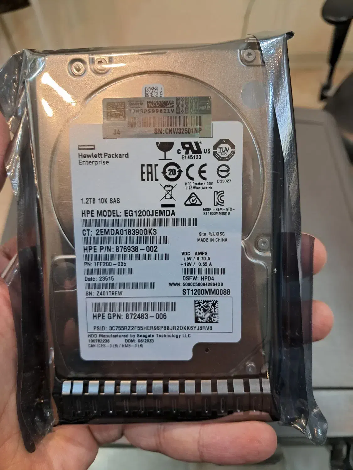 هارد سرور ‌ظرفیت 1.2TB اچ پی|قطعات و لوازم جانبی رایانه|تهران, بهار|دیوار