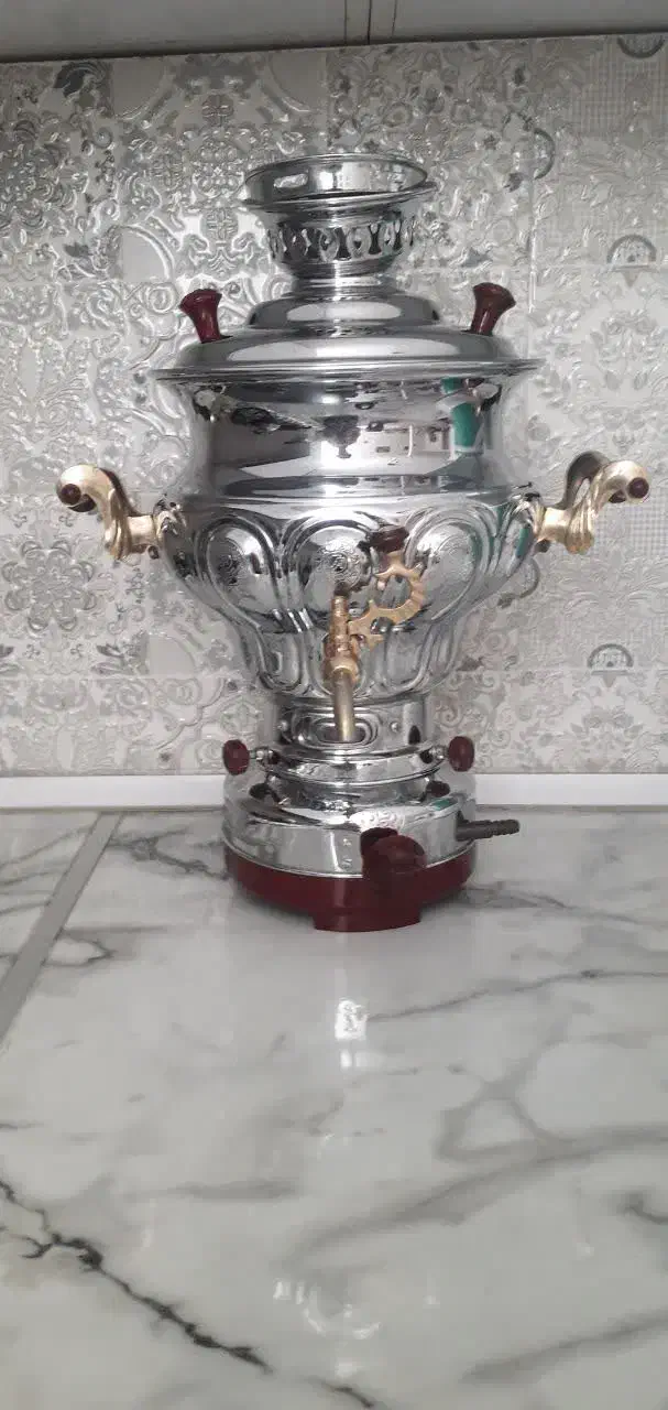 سماور گازی ۶ لیتری با استیل ضخیم|سماور، چایساز، قهوهساز|محمدشهر, سیدآباد|دیوار