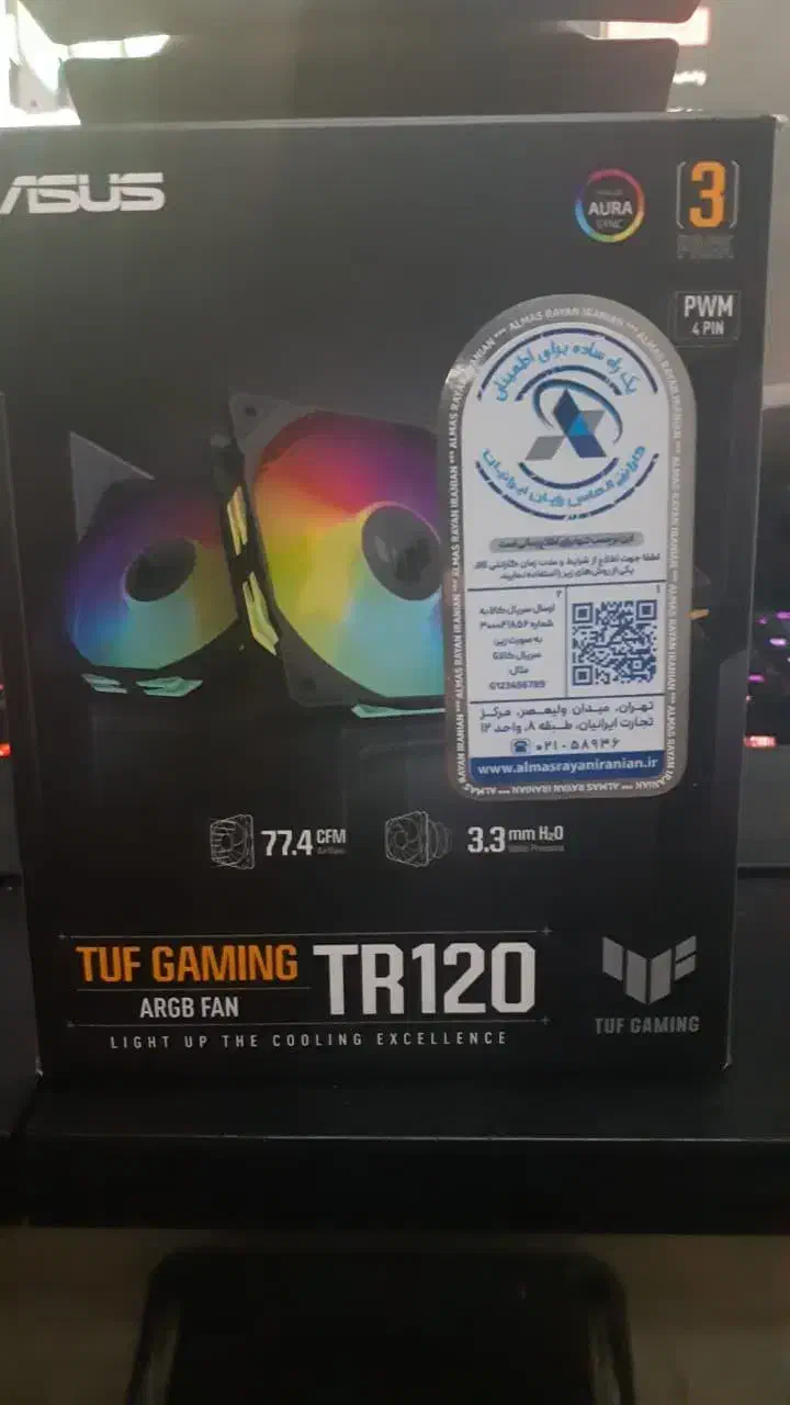 فن ایسوس ASUS TUF GAMING TR120 ARGB ‌Black 3 in 1|قطعات و لوازم جانبی رایانه|تهران, کوی بیمه|دیوار