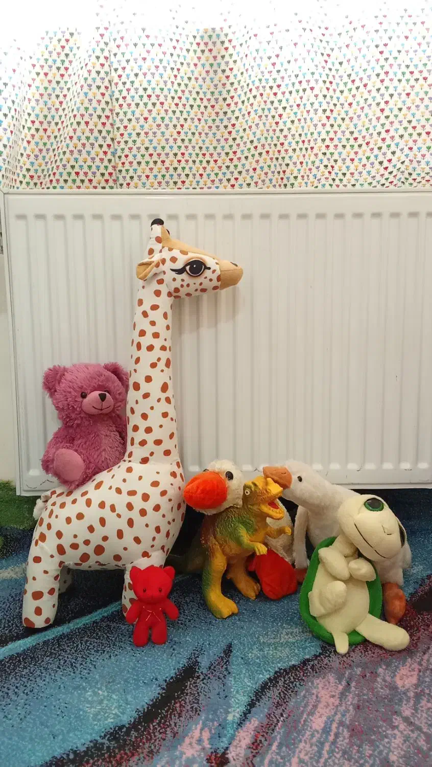 عروسک|اسباب‌بازی بچه|هشتگرد, شهرک ریحانه|دیوار