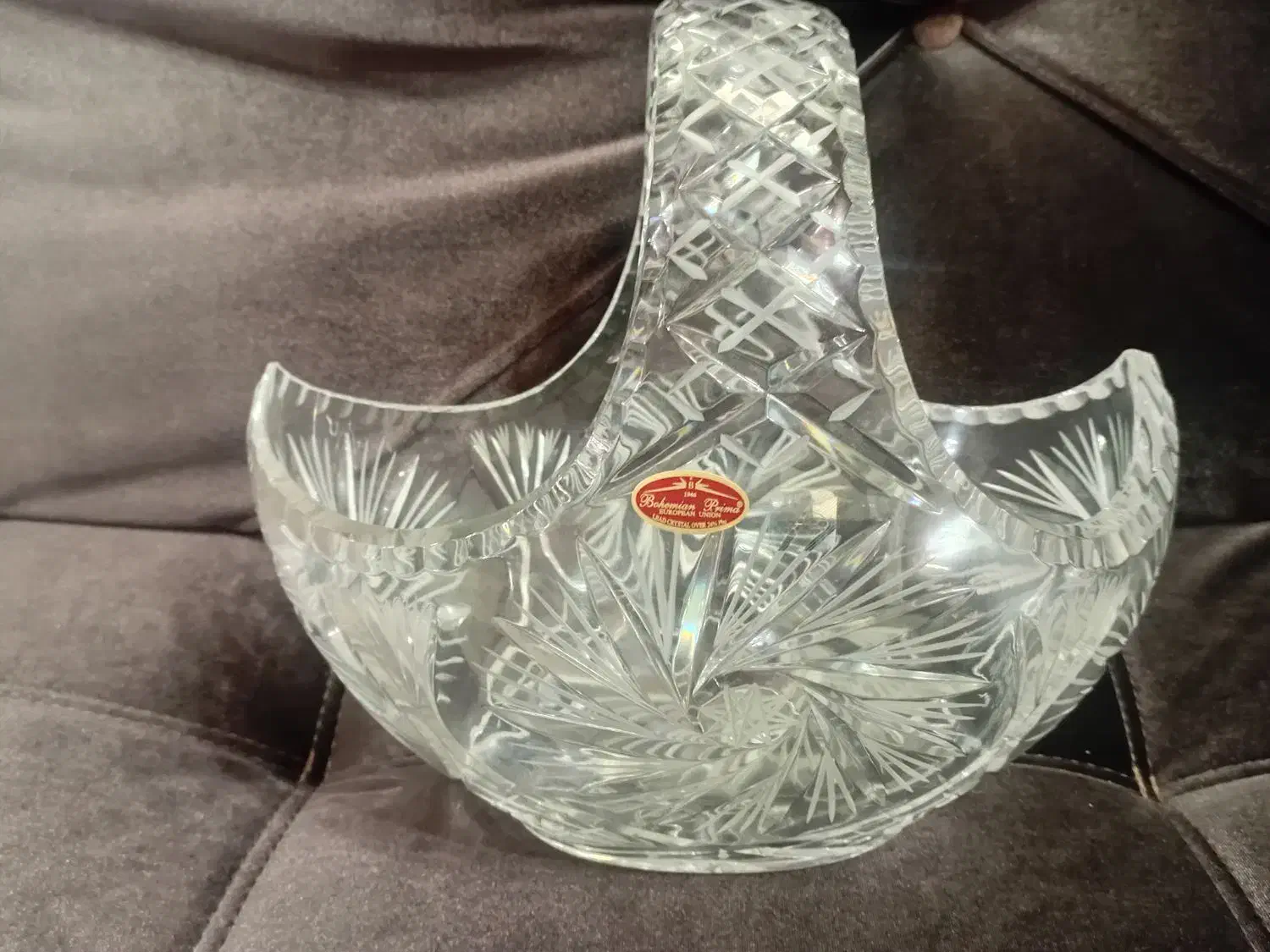 کریستال ساخت کشور چک مدل سبد|ظروف سرو و پذیرایی|بندر انزلی, سید آسیه|دیوار