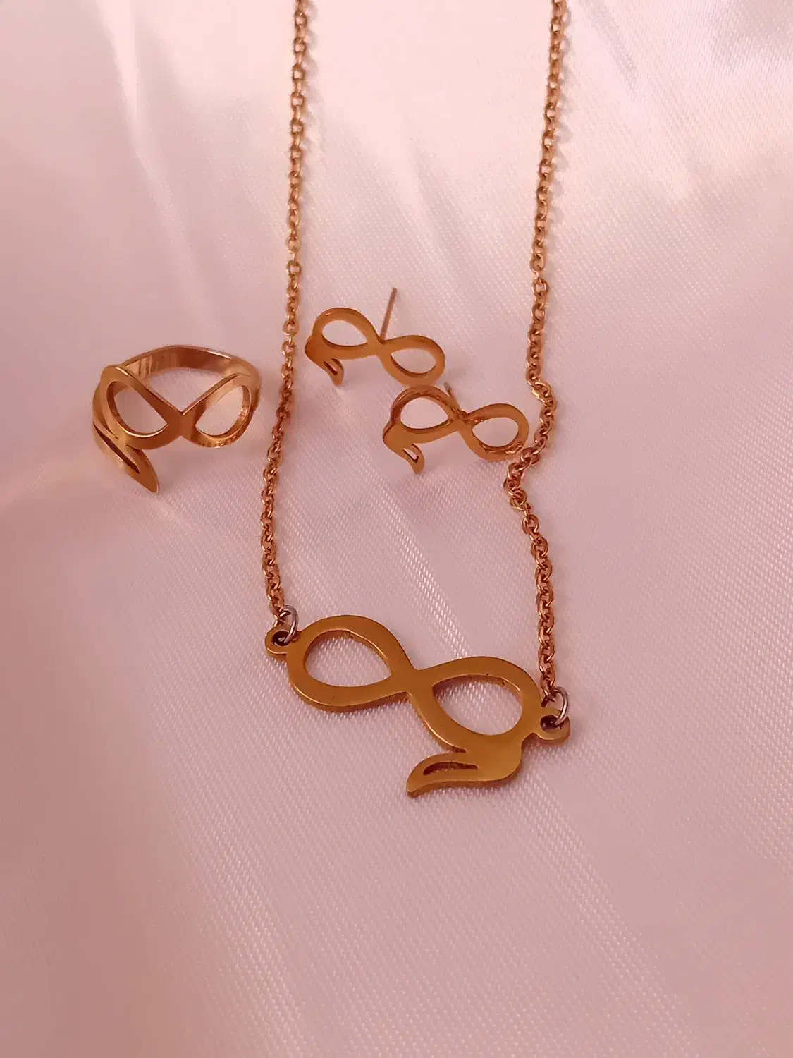 گردنبند و گوشواره ست 150|بدلیجات|مرند, |دیوار