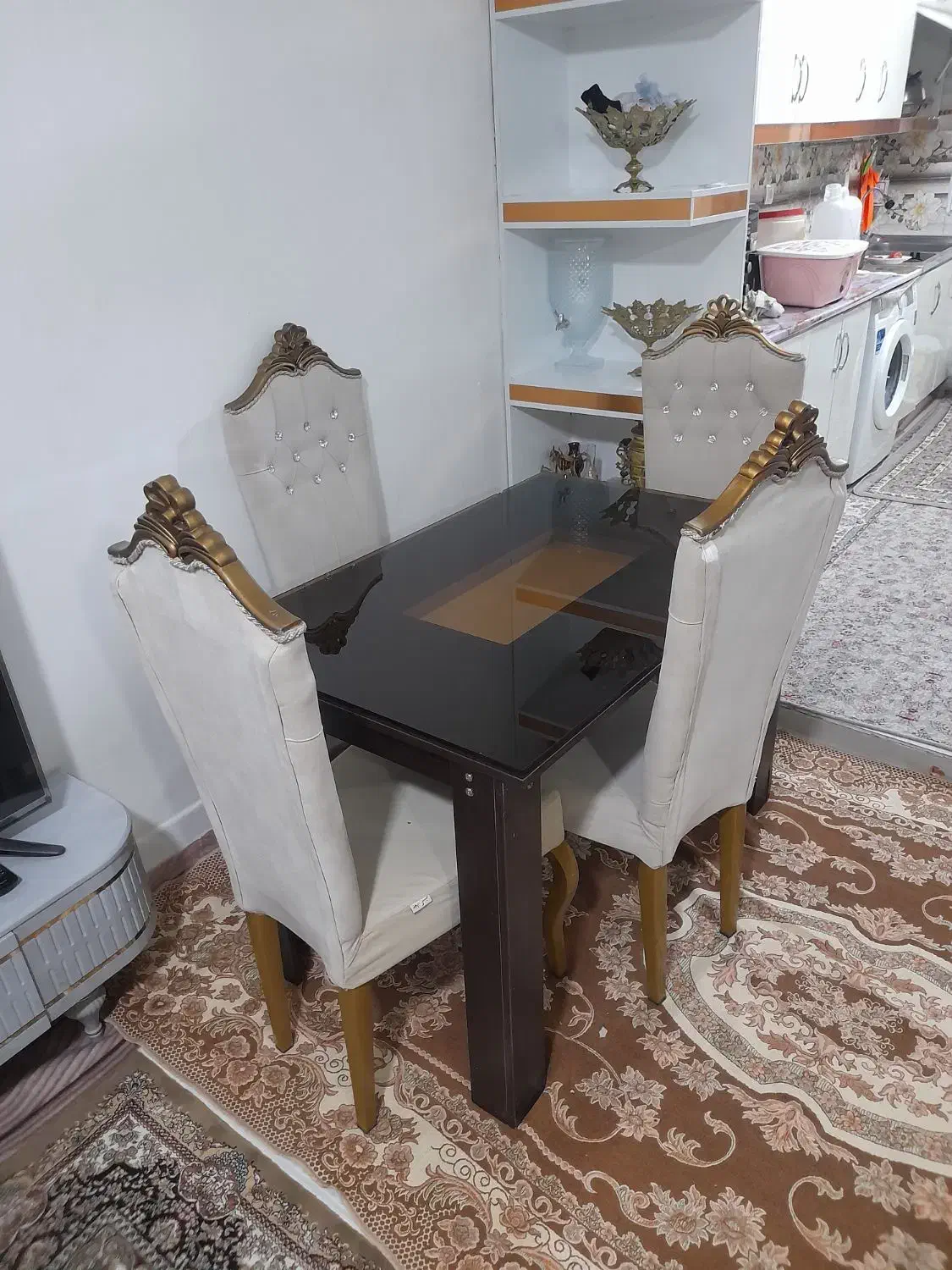 میزناهارخوری چهار نفره|میز و صندلی غذاخوری|رباطکریم, الارد|دیوار