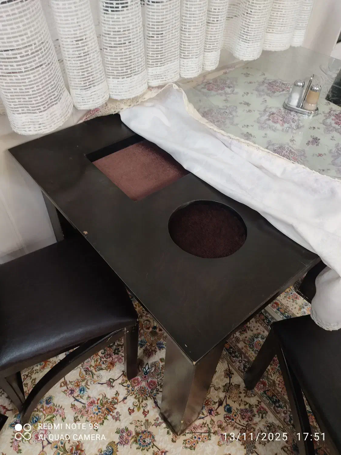 میز ناهارخوری ۴ نفره|میز و صندلی غذاخوری|قم, باغ شازده|دیوار