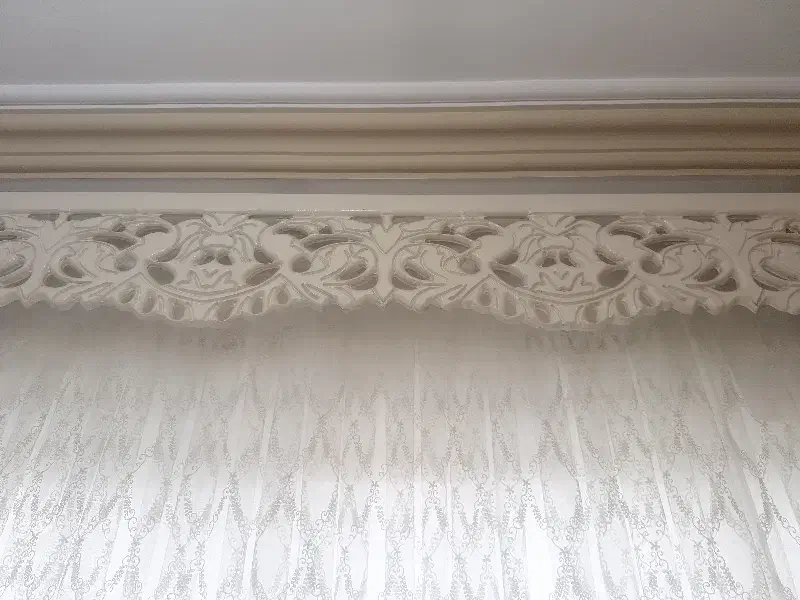 پرده تمیزبه همراه کتیبه|پرده، رانر، رومیزی|سرخنکلاته, |دیوار