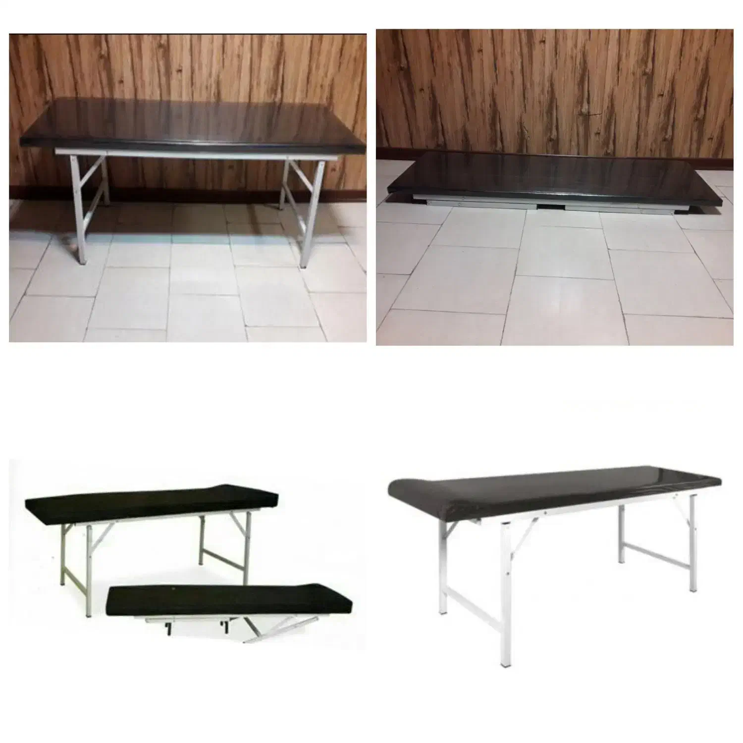 تخت پایه تاشو فلزی سالن و درمانی|تخت و سرویس خواب|کرج, حصارک بالا|دیوار