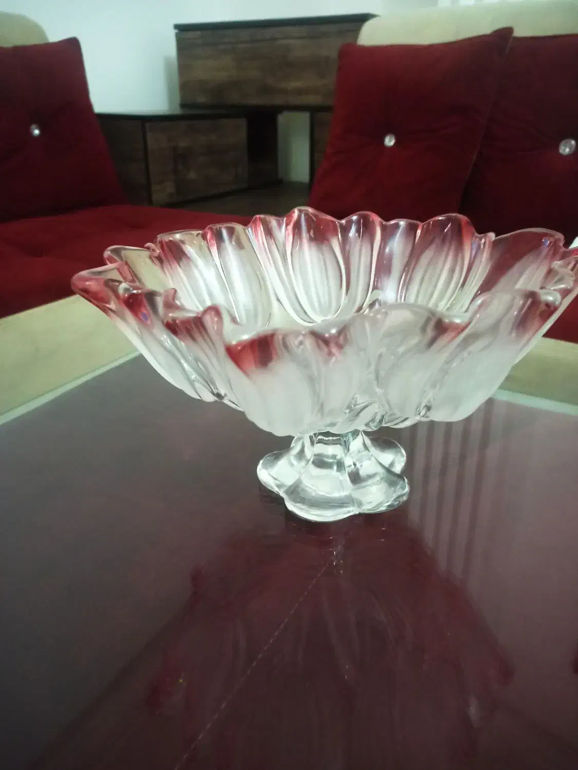 میوه خوری و شیرینی خوری کریستال|ظروف سرو و پذیرایی|رشت, پاستوریزه|دیوار