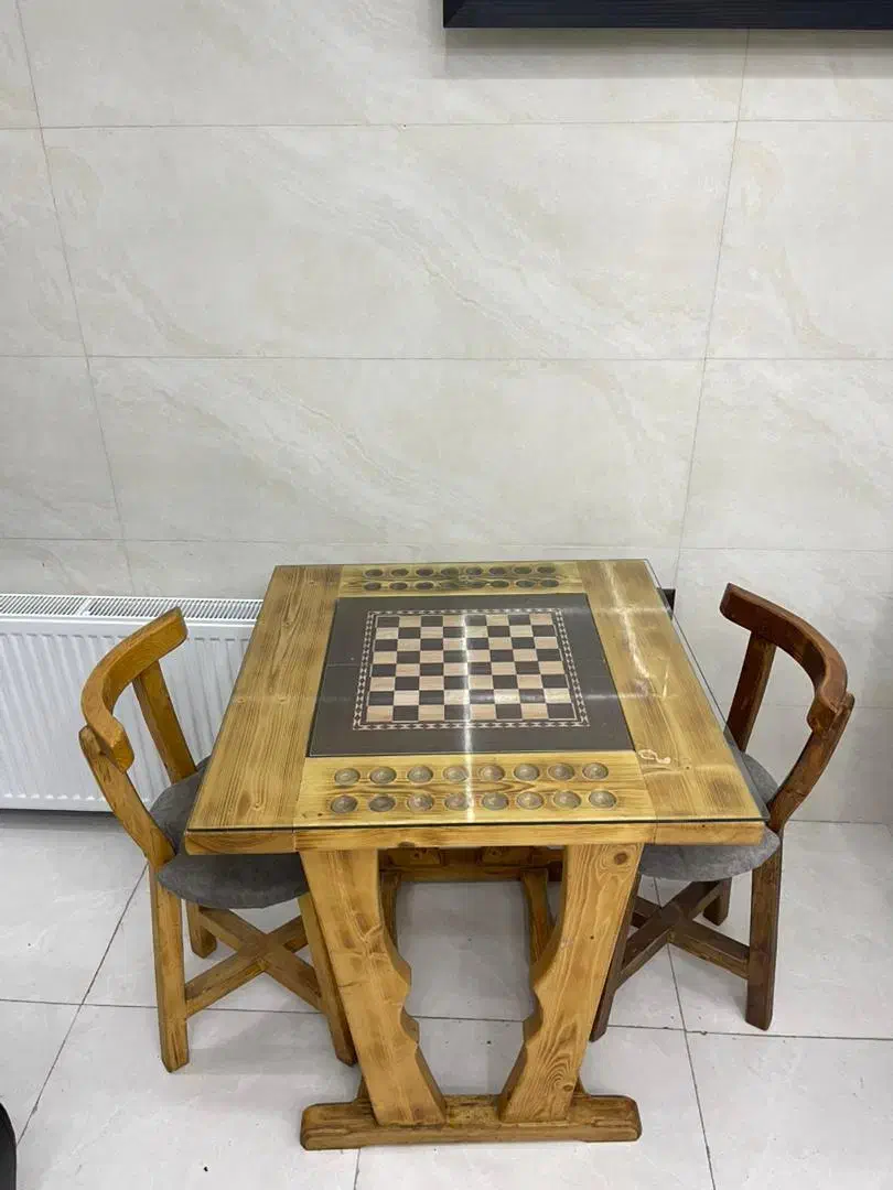 میز و صندلی میز بازی تخته نرد و شطرنج|میز و صندلی غذاخوری|فومن, |دیوار