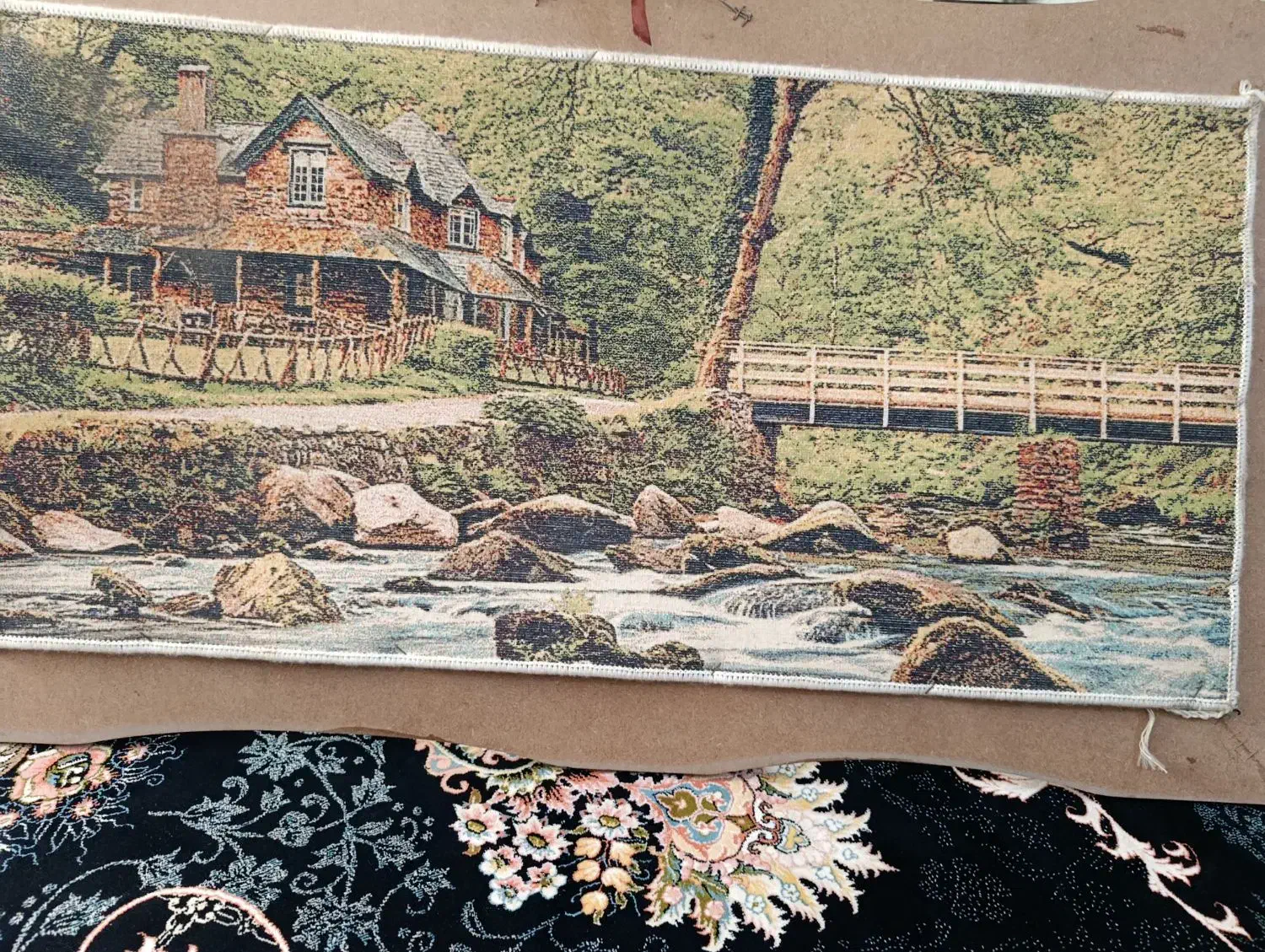 تابلو منظره|تابلو فرش|اراک, |دیوار