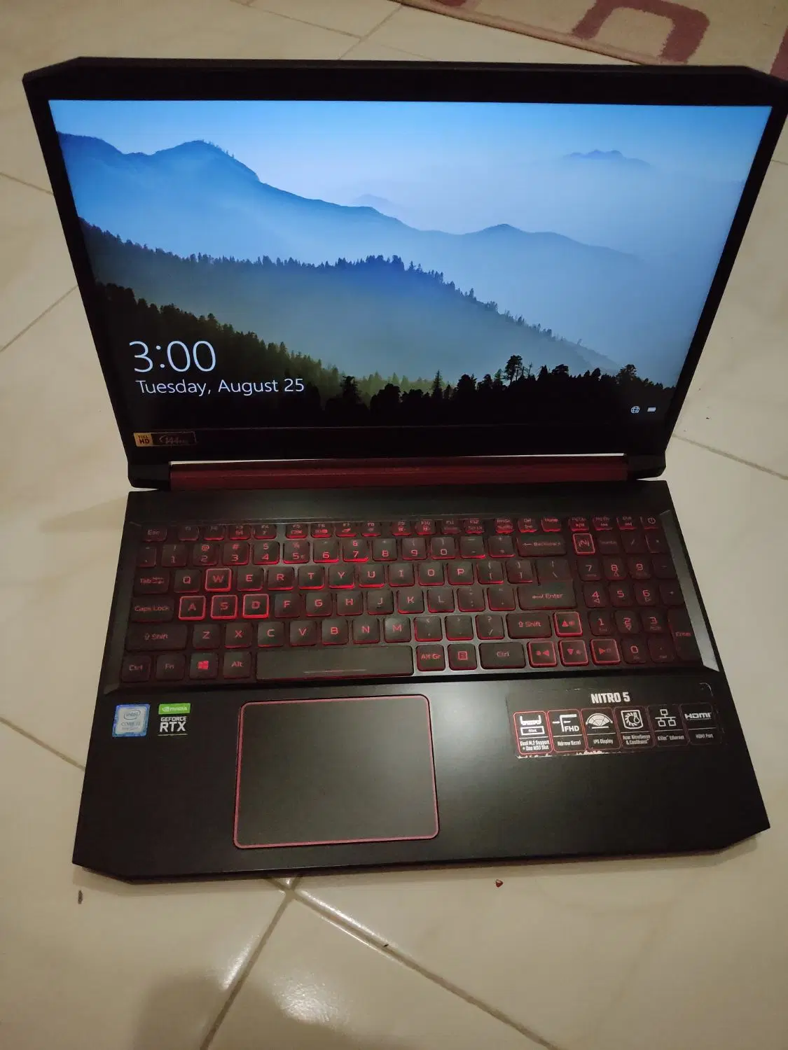 لپتاپ گیمینگ Acer Nitro در حد نو|رایانه همراه|تبریز, |دیوار