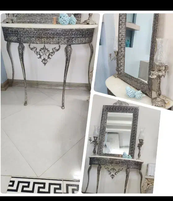 آینه شمعدان در حد نو ، ۶ تومان|صنایع دستی و سایر لوازم تزئینی|اصفهان, رزمندگان|دیوار