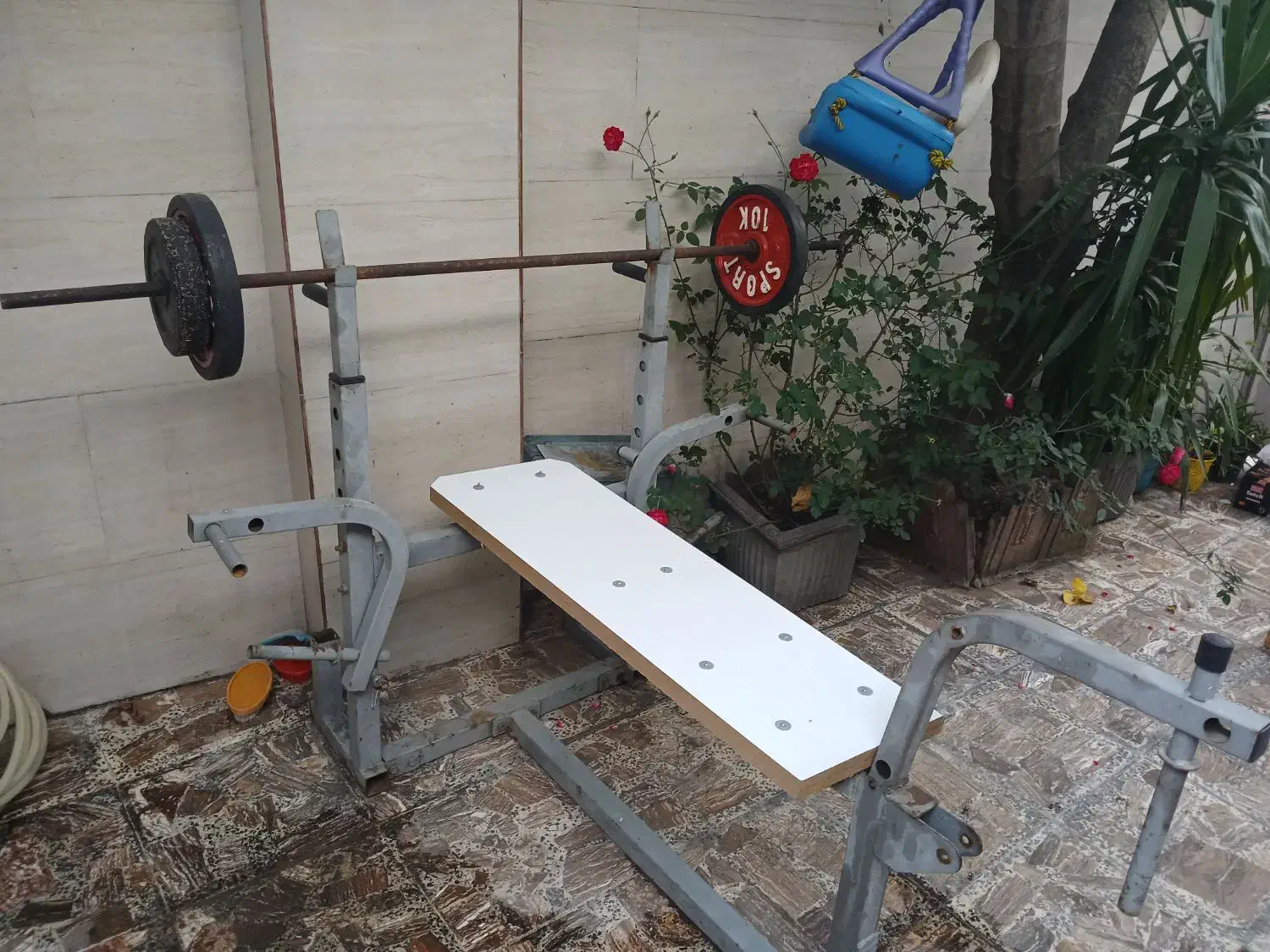 میز پرس سینه چند کاره|تجهیزات ورزشی|رشت, نخودچر|دیوار