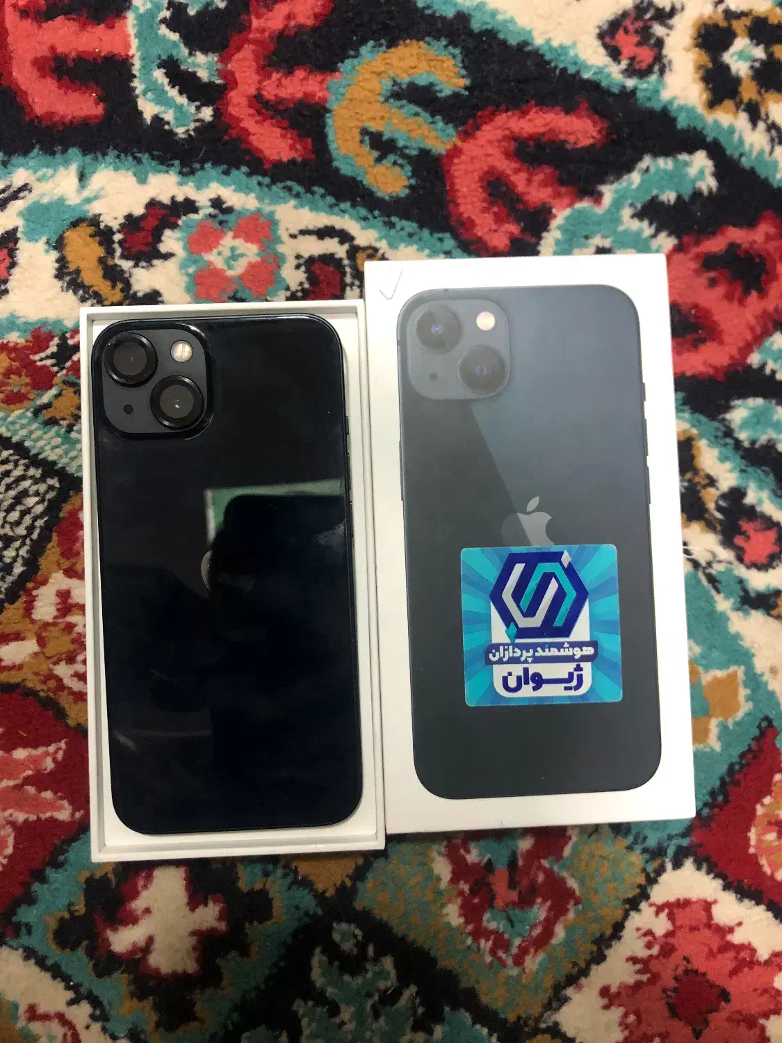 ایفون ۱۳ نرمال ۱۲۸ مشکی|موبایل|رشت, توشیبا|دیوار