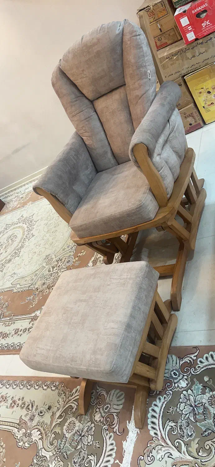 صندلی راک مبلی|مبلمان خانگی و میز عسلی|اهواز, گلستان|دیوار