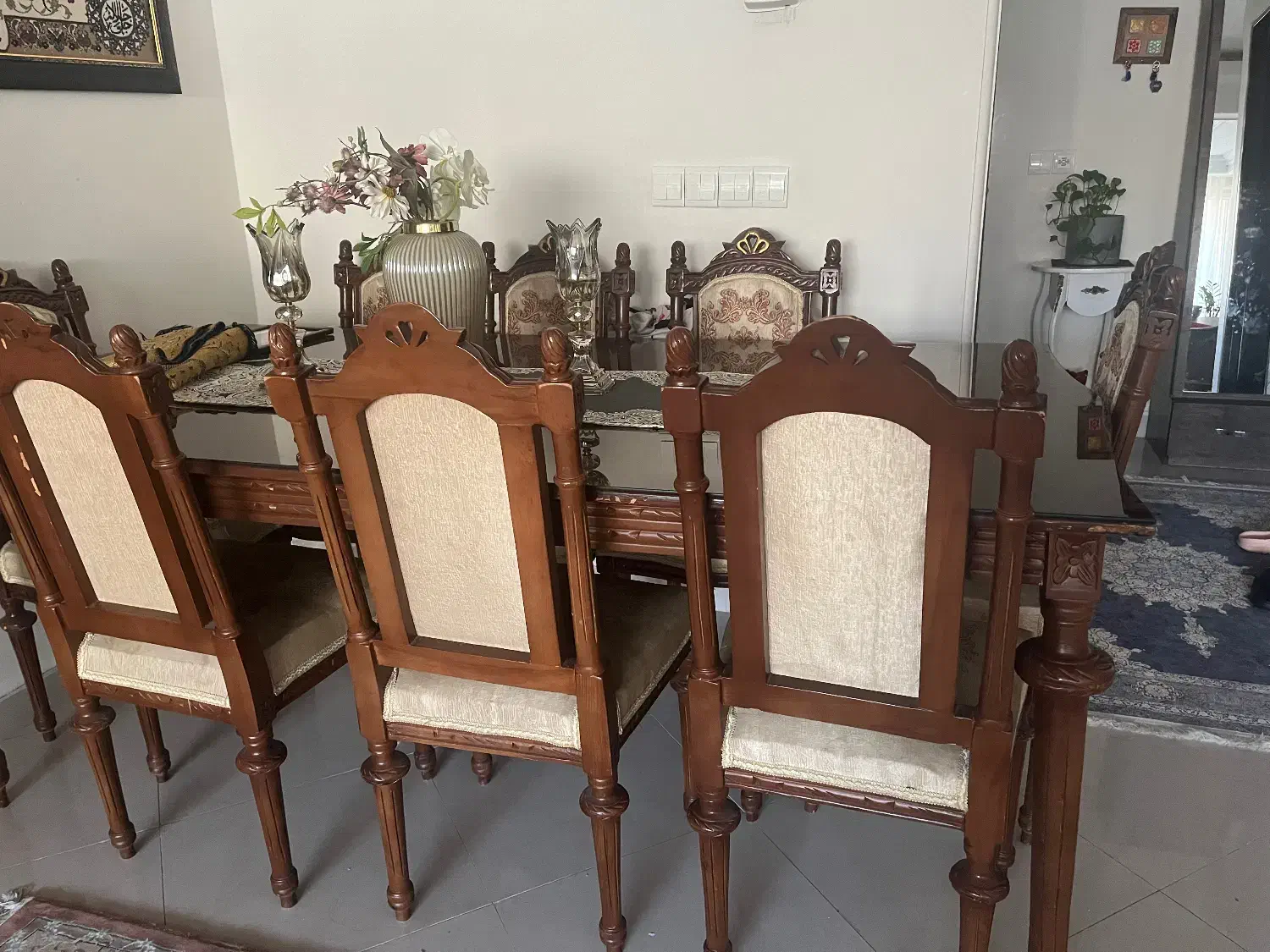 ناهارخوری ۸نفره|میز و صندلی غذاخوری|تهران, آبشار تهران (دریاچه)|دیوار