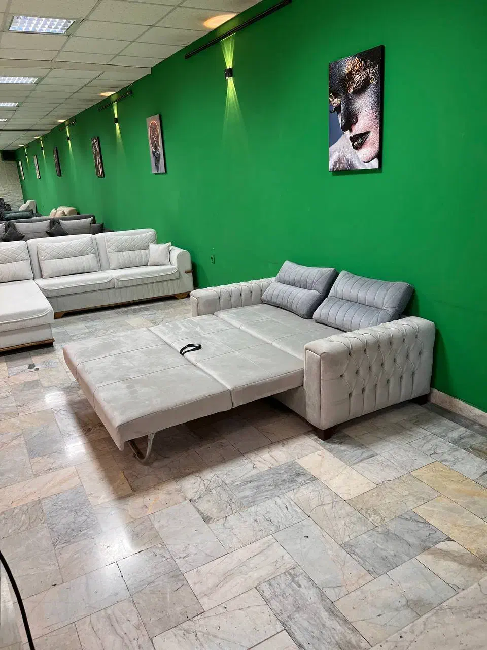 تخت شو مبل تختخوابشو کاناپه چستری کد ۱۰۰۹|مبلمان خانگی و میز عسلی|تهران, نیروی هوایی (پیروزی)|دیوار