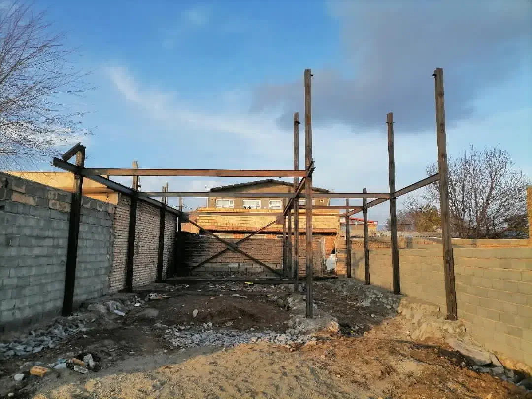 جوشکاری نبشی کشی راویز کاری شیروانی اسکلت فلزی|خدمات پیشه و مهارت|اهر, |دیوار